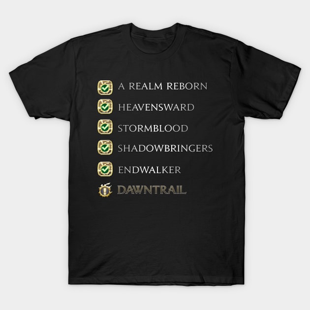 The lastest MSQ FFXIV Dawntrail T-Shirt by Asiadesign